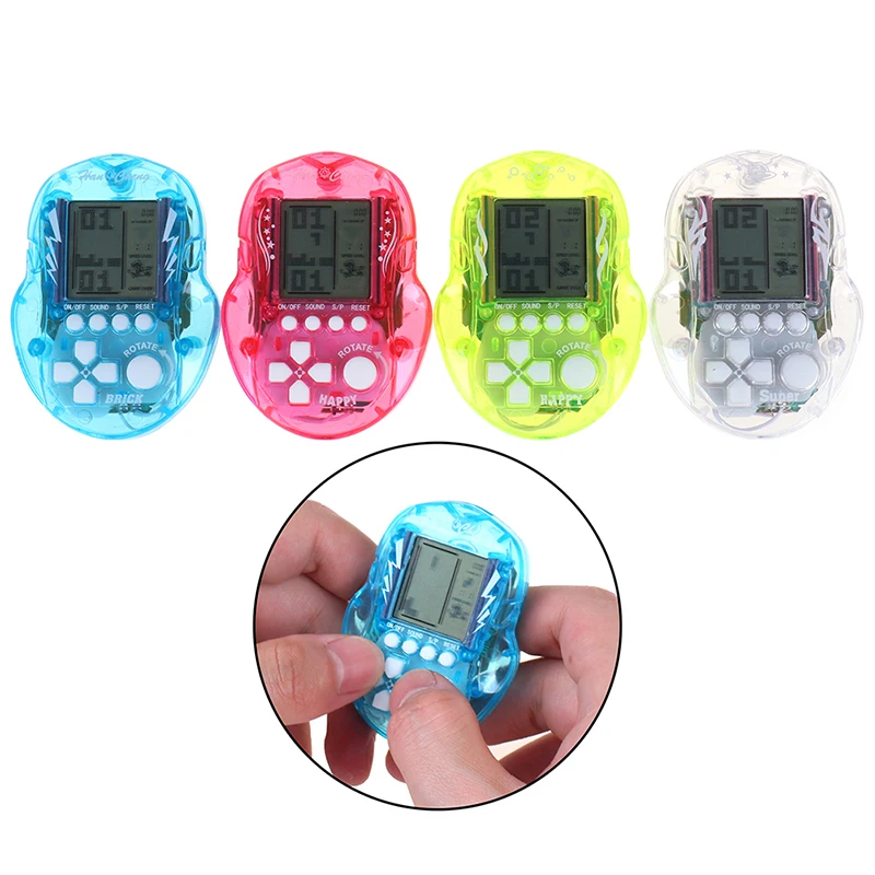 Mini Tetris Game Player Portable Console Digital Pocket Handheld For Children | Электроника