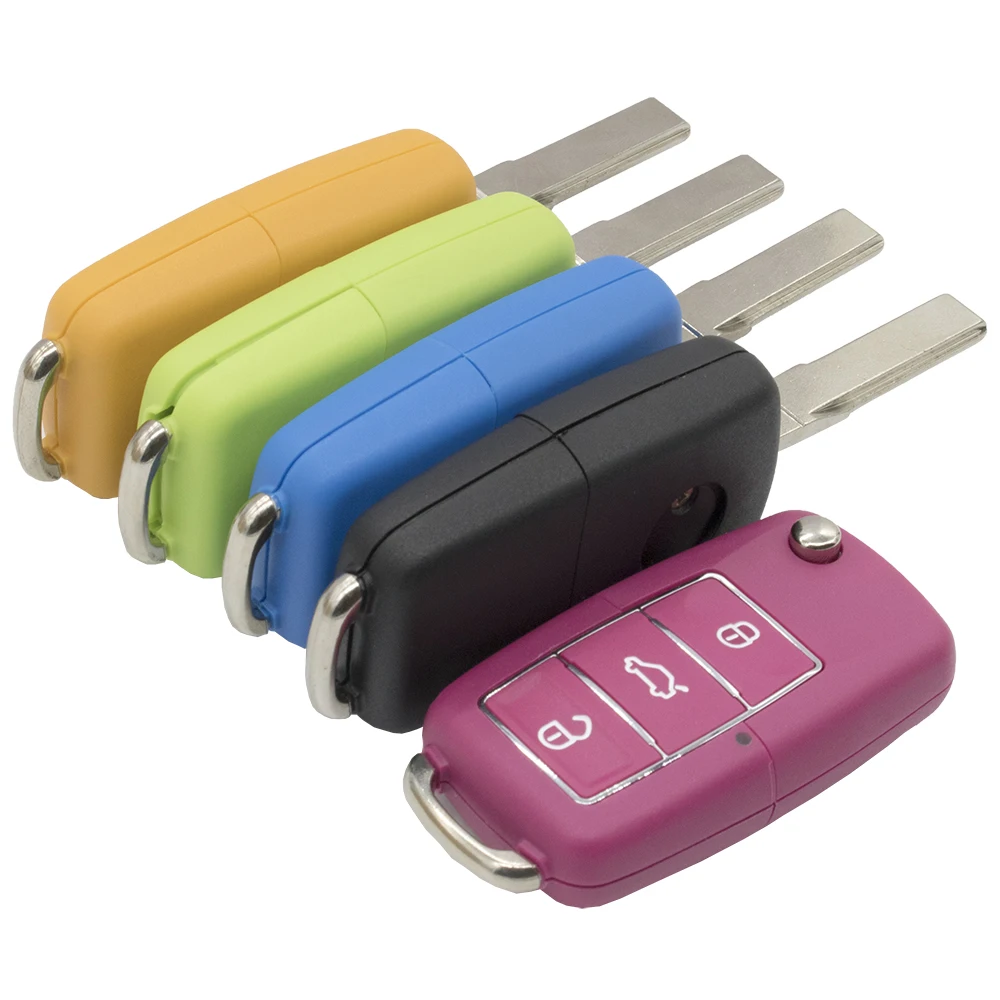 Чехол с дистанционным управлением WhatsKey для Volkswagen Skoda Seat Golf Jetta Beetle Polo Bora Passat VW 3
