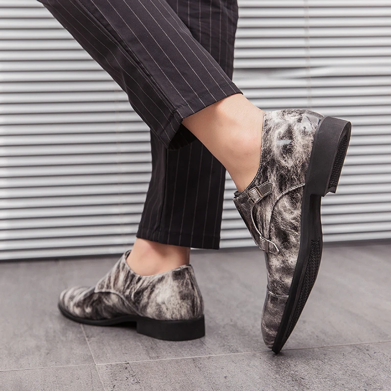 Новинка 2019 Роскошные Мужские модельные туфли деловые офисные повседневная обувь
