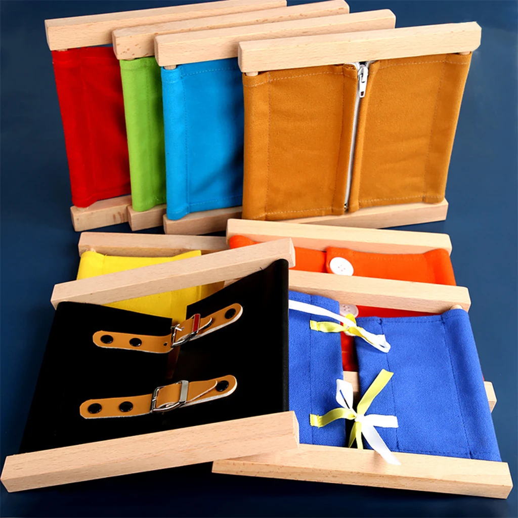 

Деревянная плотная доска обучающая обувь на молнии с кружевными пуговицами базовые навыки обучение жизни Монтессори обучающая игрушка для...