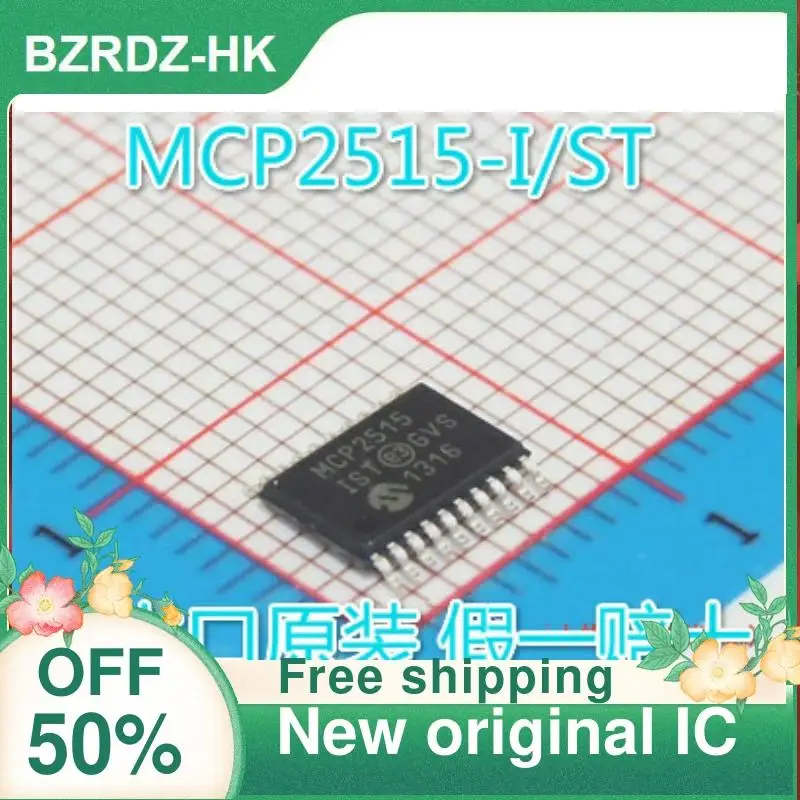 

2-10 ./ MCP2515-I/ST MCP2515 SPI TSSOP-20 IC