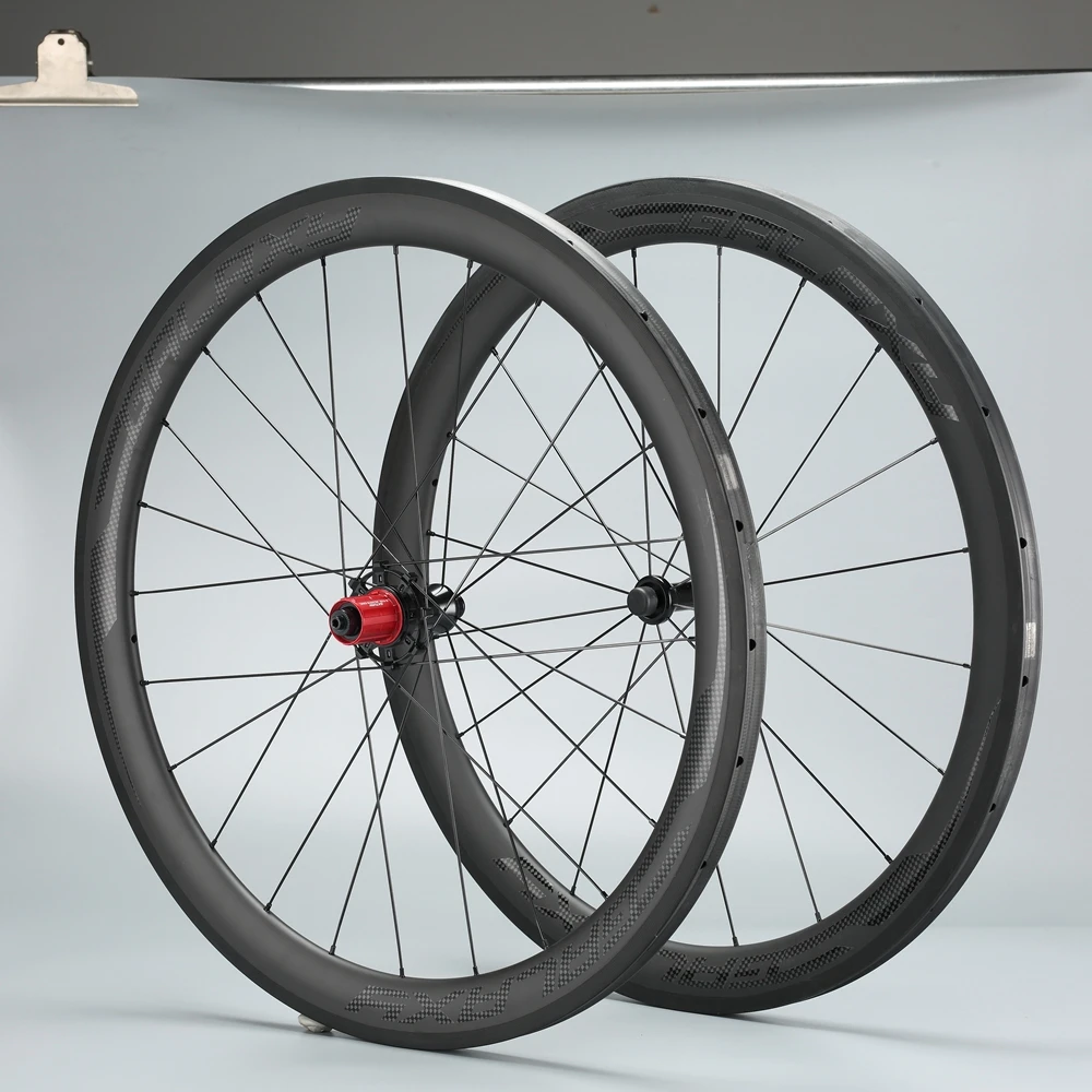 DECA дорожные велосипедные колеса из углеродного волокна 700C клиншер 42 мм матовые