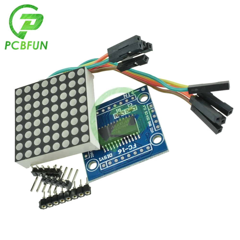 8x8 8*8 MAX7219 точечный модуль светодиодной матрицы MCU светодиодный управления
