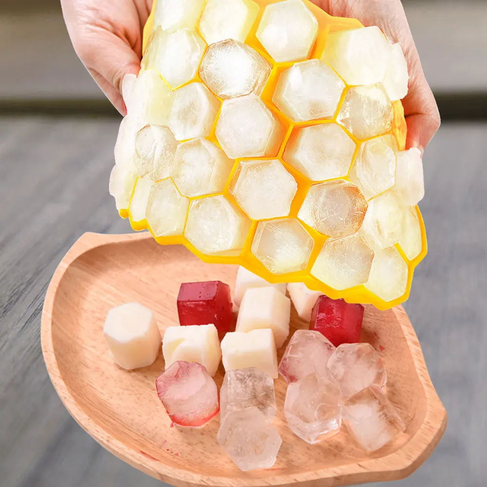 Сотовая 37 кубов силиконовая форма льда кубик лотка для приготовления
