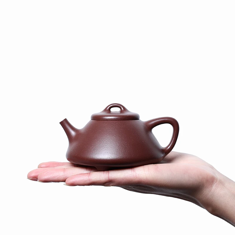 

Shu park yixing recommended semi-manual mini sketch son stone gourd ladle kung fu teapot tea suit household