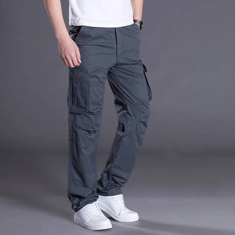 

Army Tactical Pants Men Outdoor Military Long Trousers Men 2021 Summer Casual Multi-pockets Cargo Pants Quick-drying Thin Pants