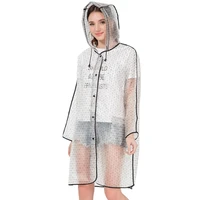 yuding womens raincoat universal girls rain coat poncho waterproof fashion lace semi transparent raincoat for women with hood