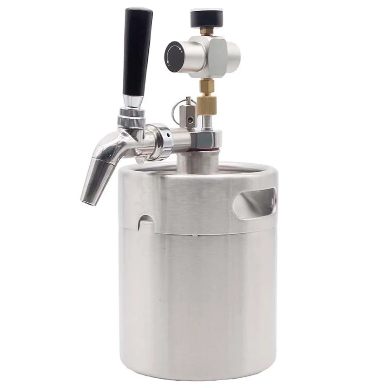 2L домашний пивной гроулер Диспенсер-прямой герметичный кран |