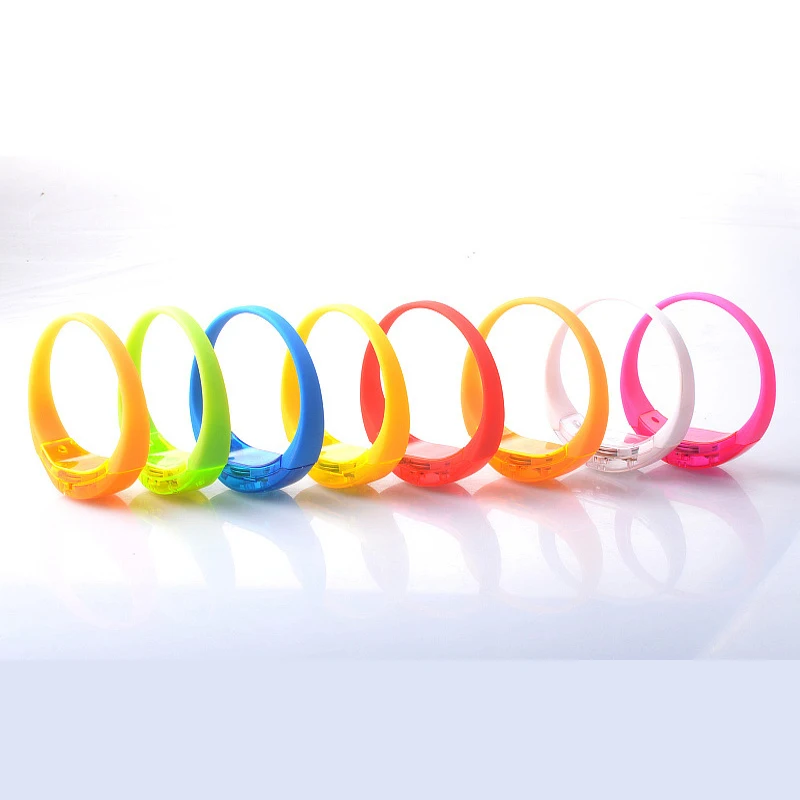 Светодиодный браслет со звуковым управлением 24 шт. светящийся вспышкой для