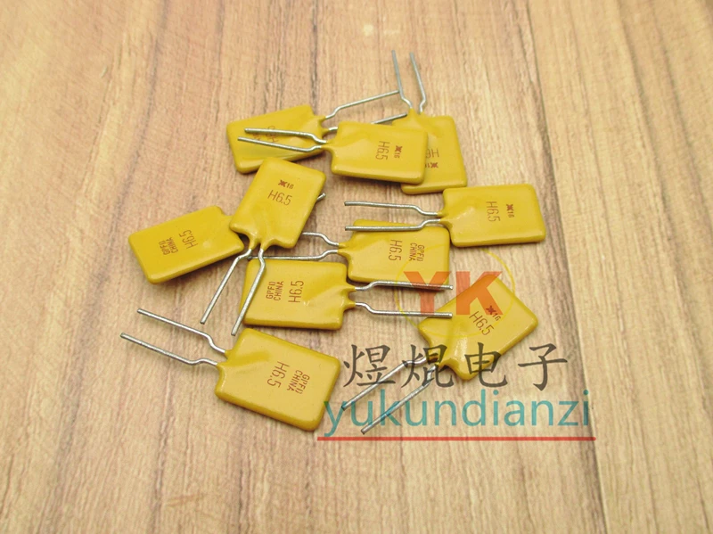 

100 pieces/1 lot RHE650 self-recovery fuse H6.5 6.5A insurance tube straight plug vertical 2 feet
