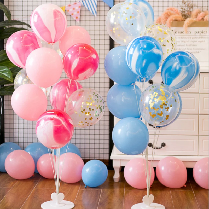 

7/11Pcs Tube Balloon Holder Balloons Stand Column Confetti Balloon Kids Birthday Party Baby Shower Wedding Decoration Supplies