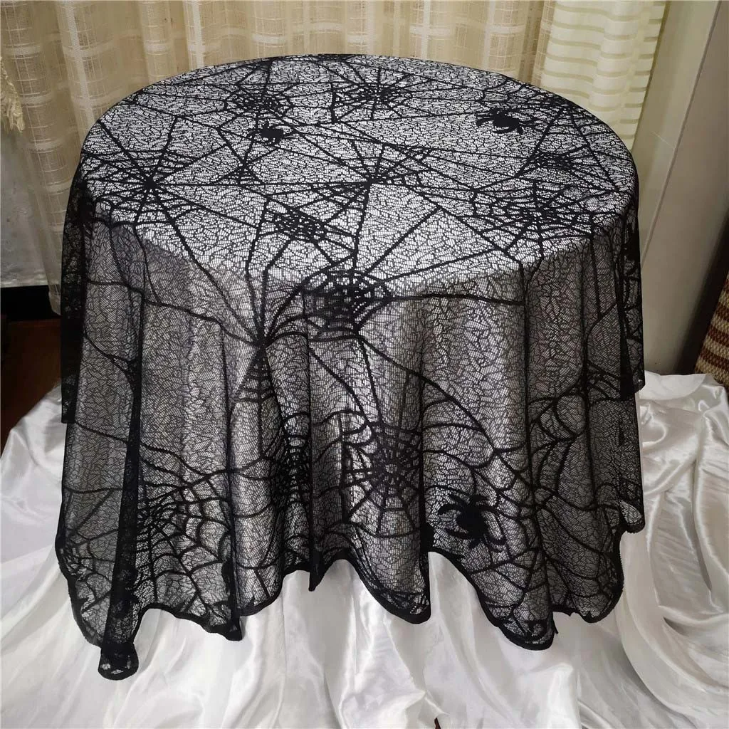 1 шт. кружевная Вязаная скатерть в виде паутины|Скатерти| |