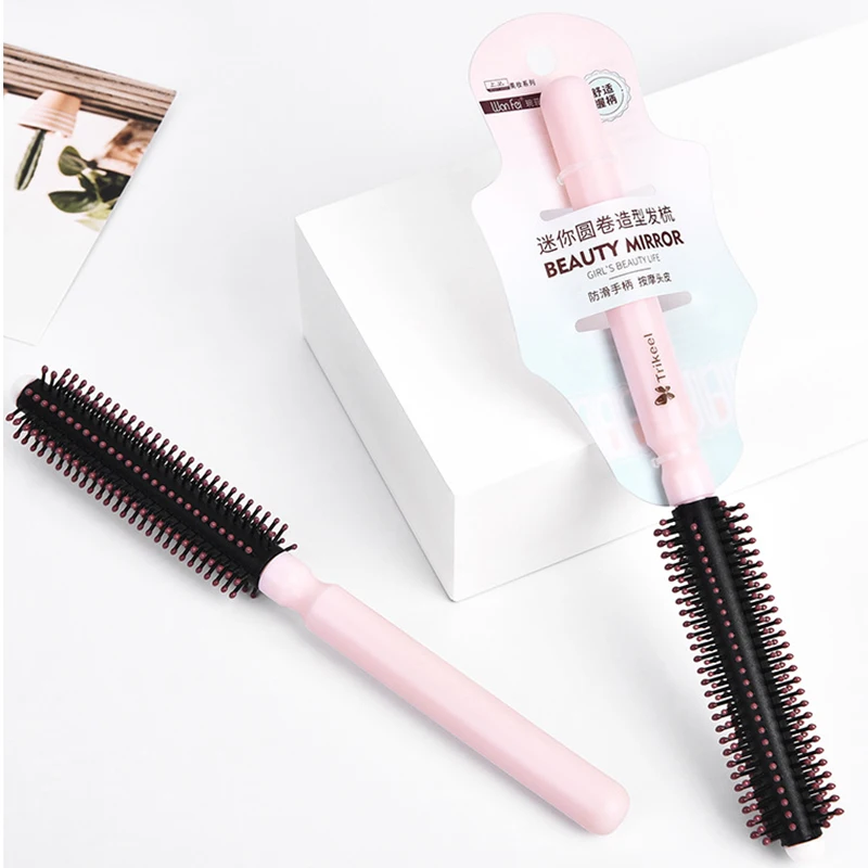 1 шт. круглая расческа для волос щипцы завивки кисти вьющихся массажный ролик из