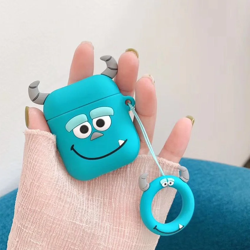 Для AirPods чехол милый мультфильм защитный чехол прекрасный для Airpods беспроводные наушники чехол для Air pods аксессуары чехол для наушников - Цвет: D2