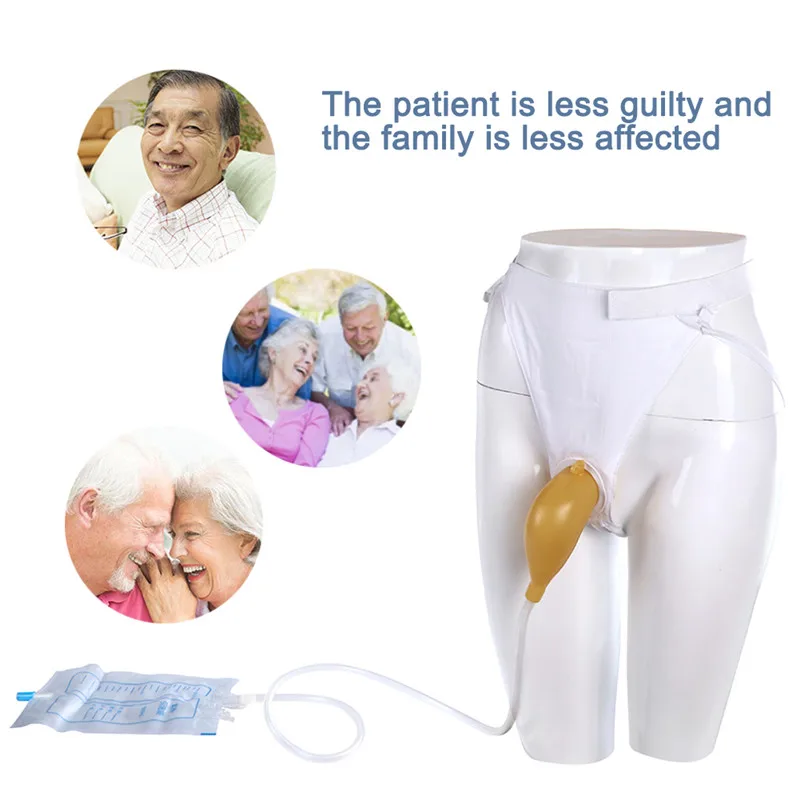 Reusable Male Female Urine Bag Urinal Pee Holder Collector Urinary Incontinence Bedridden Patient Urination Catheter 1000ML | Красота и