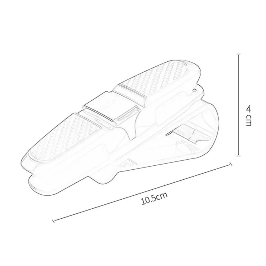 

newPortable Universal Fastener Clip Eyeglasses Clip Ticket Card Clamp ABS Car Glasses Cases Car Sun Visor Sunglasses Holder