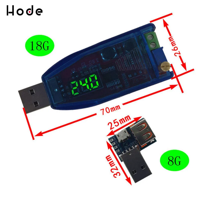 DC-DC 5V до 3 V 9V 12V 24V USB Шаг вверх/вниз Питание Модуль Регулируемый повышающий