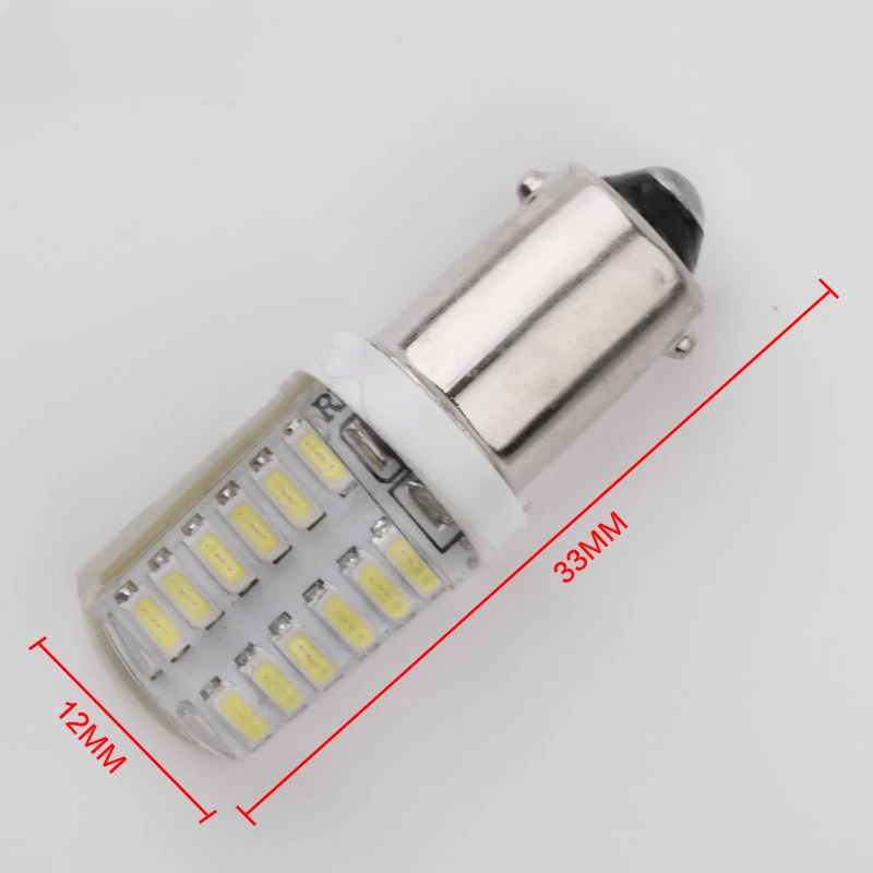 4 шт. автомобильный купольный светильник Ba9s 3014 24smd высокий яркий 12 В для Чтения