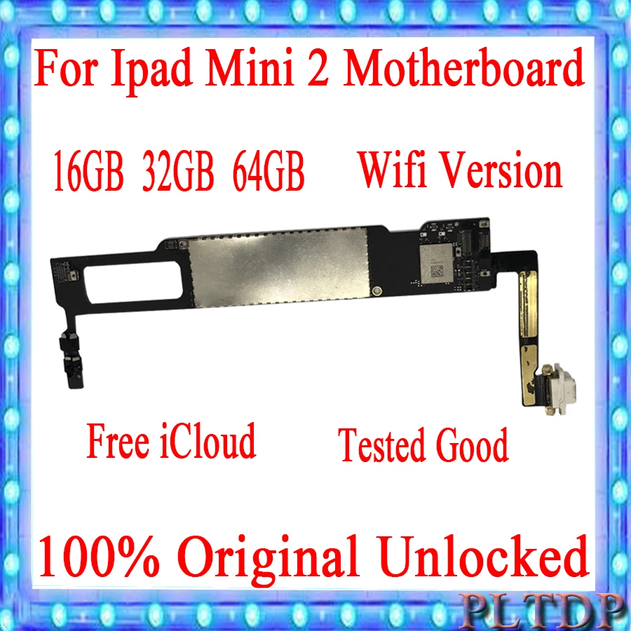 100% протестированная материнская плата для iPad mini2 WIFI / Wifi + версия 3G