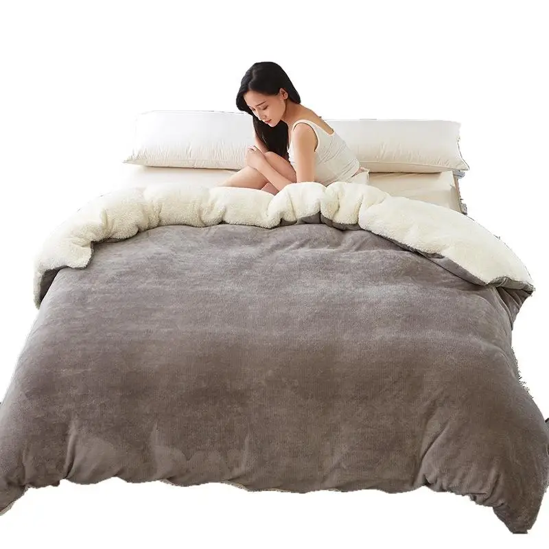 Пододеяльник зимний 47 дюймов покрывало из берберского флиса одеяло постельное