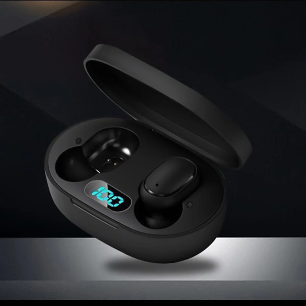 TWS BT5.0 Wireless Earphones Mini In Ear Dual Earbuds Stereo Waterproof One Button LED Display Headset With Charging Box | Электроника