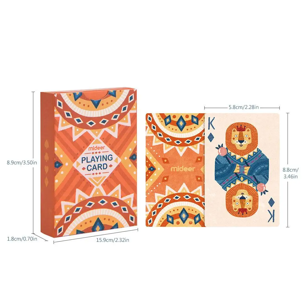 

Poker Deck Playing Cards Board Games Party Animal Puzzle Board Game Bright Colors For Kids & Adults Card Decks Games