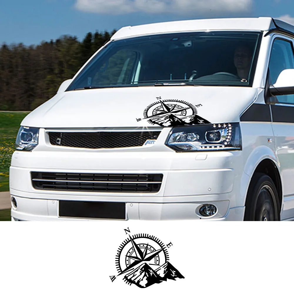 

Car Stickers For Volkswagen VW Transporter T4 T5 T6 Multivan Caravelle Camper Van COMPASS Graphics Vinyl Decals Accessories
