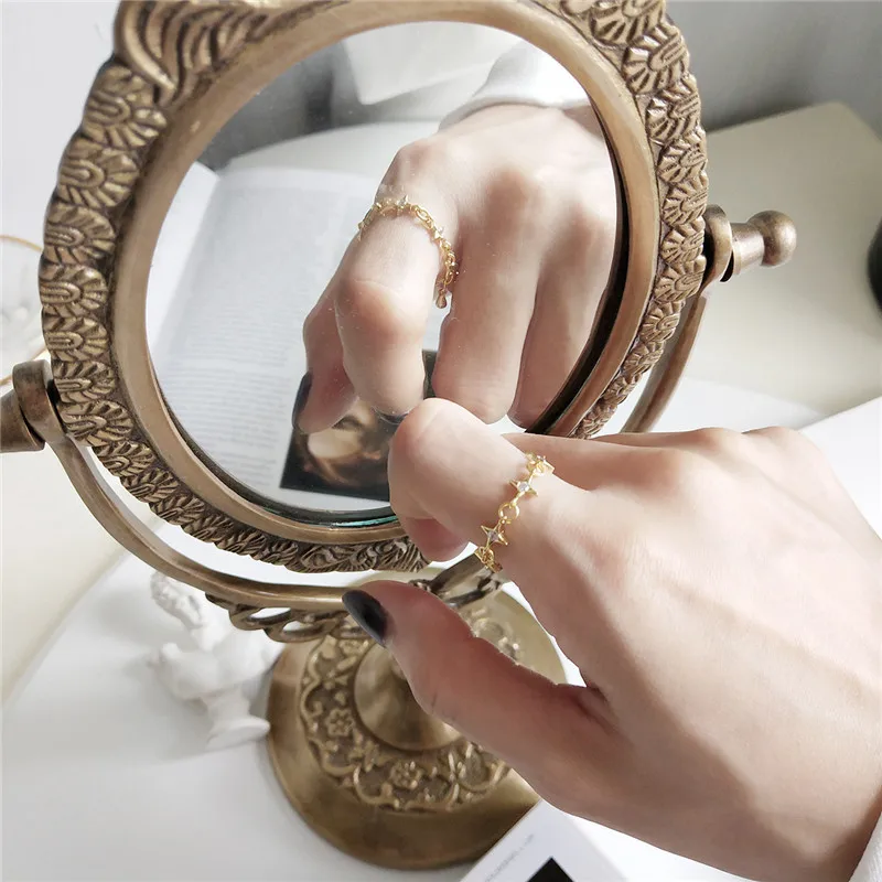 RUIYI реальные 925 стерлингового серебра Европейский перекрестной Star Циркон