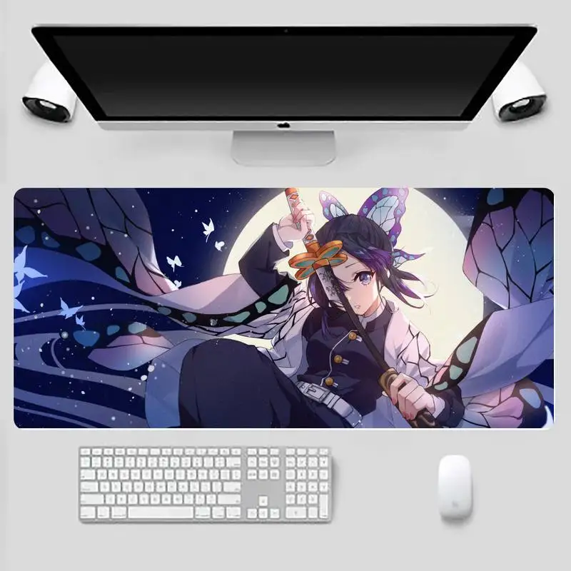 

Demon Slayer anime Gaming Player desk laptop Mouse Mat Desk Table Protect Office Work Mouse Mat pad X XL XXL Non-slip Cushion