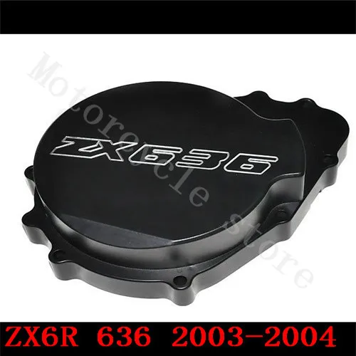 Для Kawasaki ZX6R ZX-6R ZX636 636 2003 2004 крышка статора двигателя мотоцикла черная левая