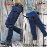 acntoys 16 scale trend doll clothing mens slim jeans with belt acn001 model toy clothing for 12 inch dolls action figure