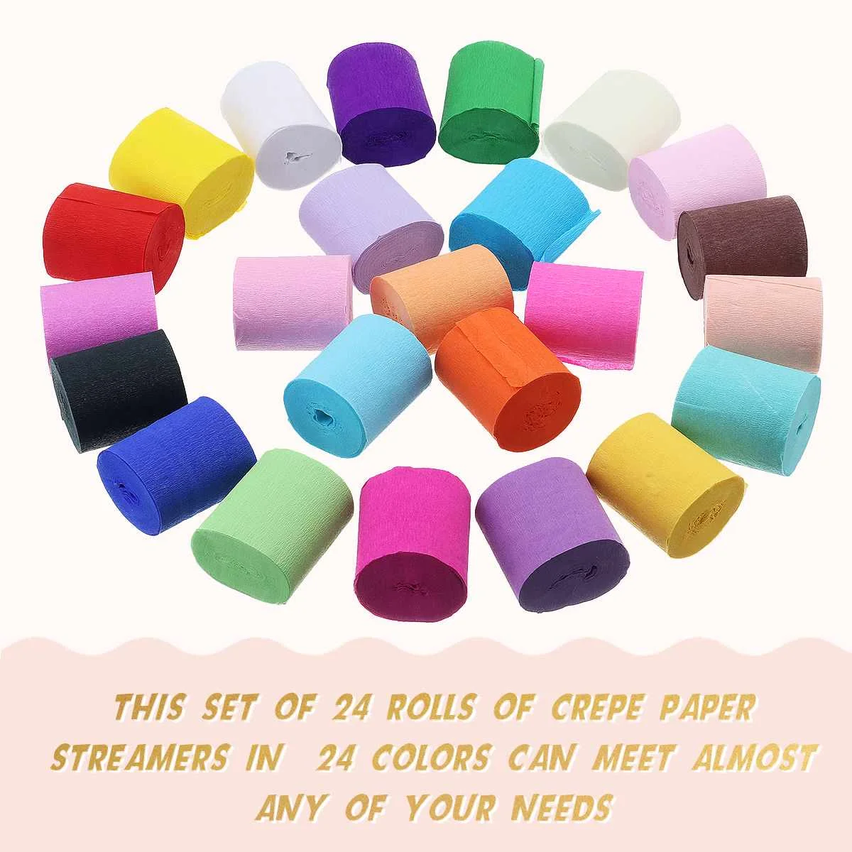 

24 шт., бумажные салфетки в рулоне