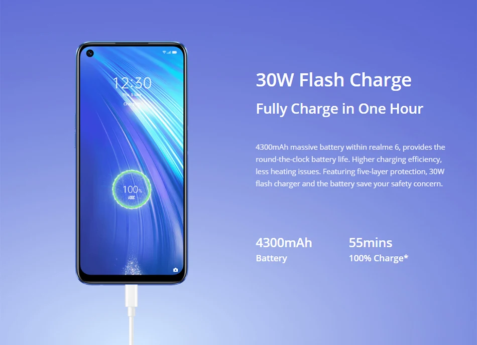 Realme 6 глобальная версия 4 Гб 64 5 ''мобильный телефон Helio G90T Восьмиядерный