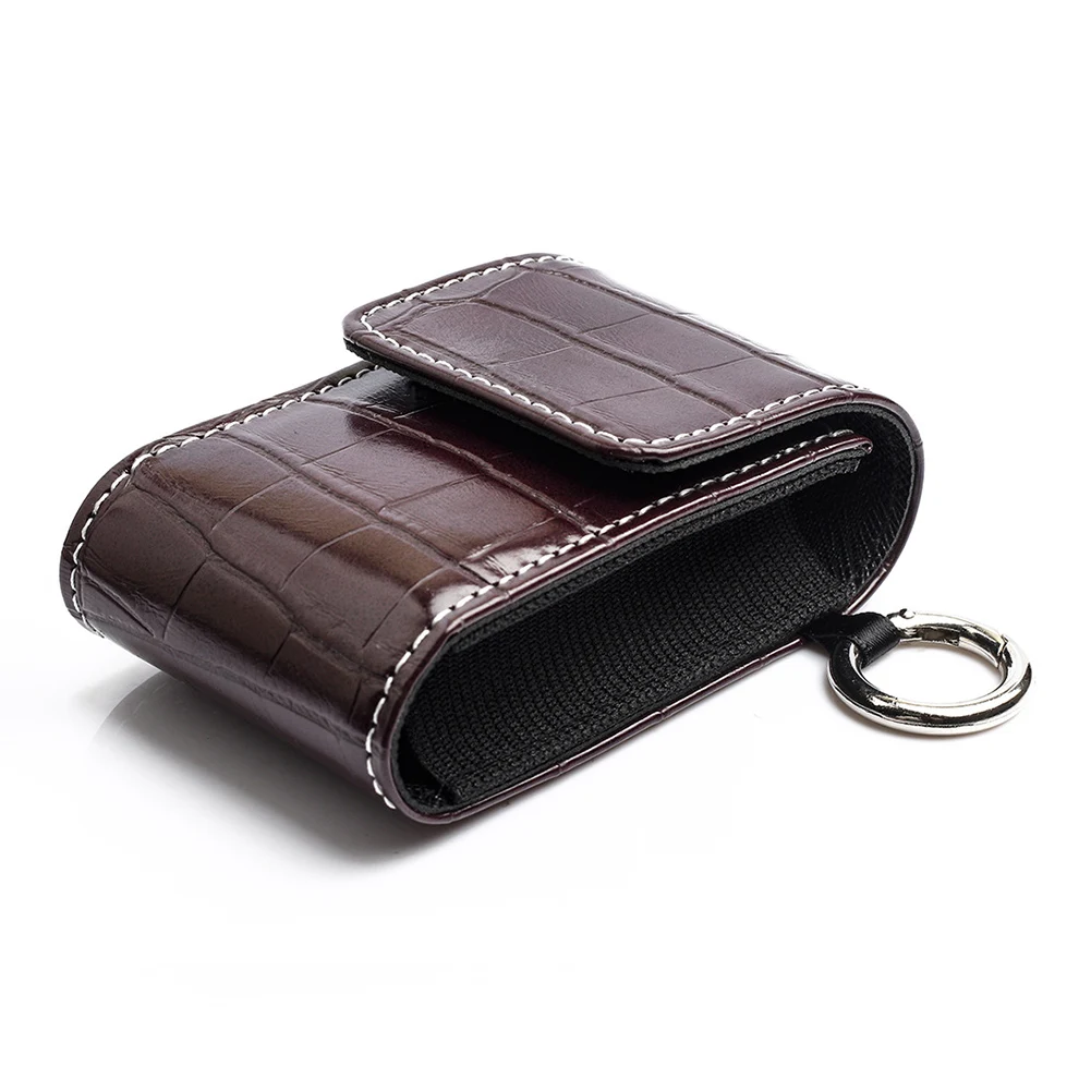 

Oximeter Protective Case Health Tools Mini Leather Fingertip Pulse Oximeter Storage Bag Protective Holder Organizer