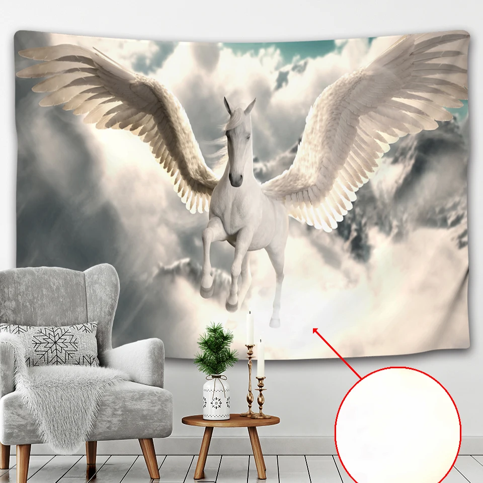 Новинка 2020 модный современный гобелен в стиле Фэнтези с мандалой комнатный