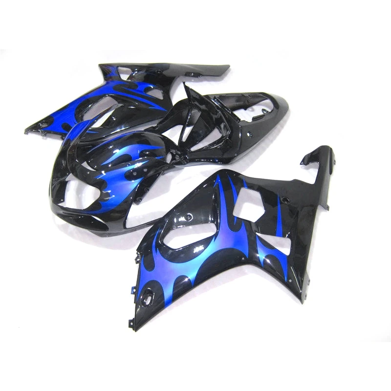 

100% Fit Blue Black Injection Fairing kit for Suzuki GSXR600 750 K1 01 02 03 GSXR 600 GSXR750 2001 2002 2003 fairings TY29