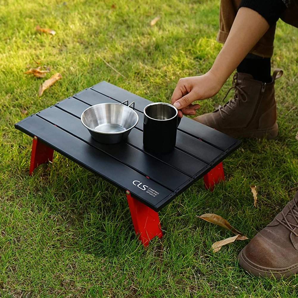 

Outdoor Folding Table Beach Camping Backpacking Portable Table with Carry Bag Ultralight Mini Garden Furniture Picnic Desk