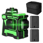 Многофункциональный лазерный 3D уровень, самонивелирующийся нивелир с 12 вертикальными и горизонтальными линиями 360