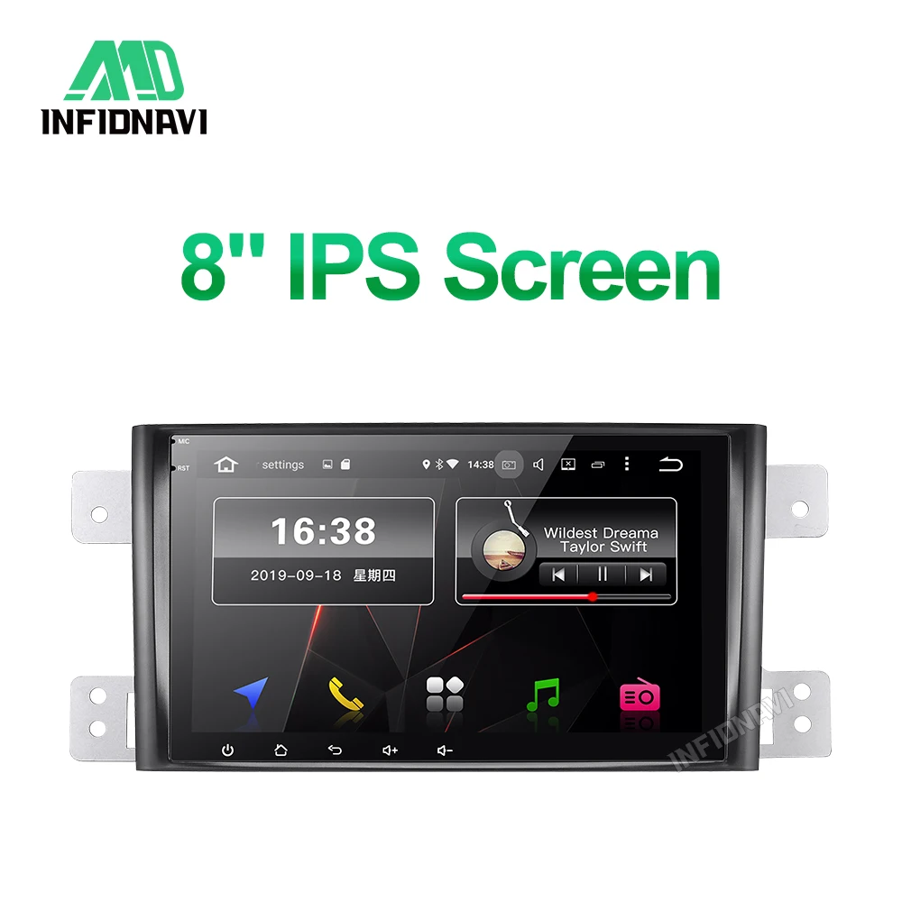 Android 9,0 автомобильный dvd для suzuki grand vitara gps навигация автомобиля Радио Видео Стерео Мультимедиа Плеер ips экран