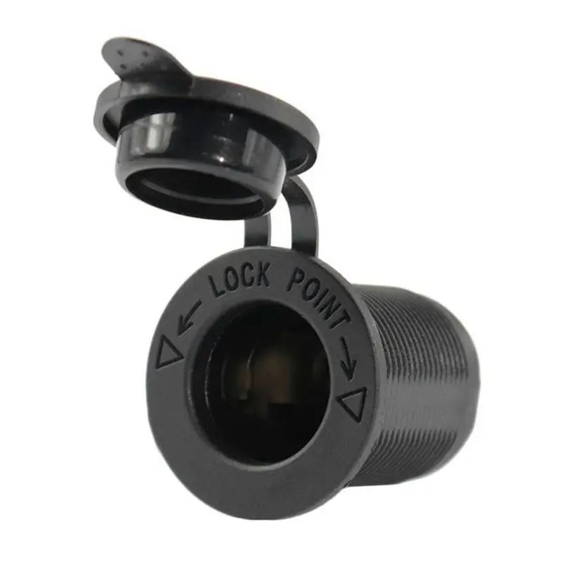 

12V-24V Waterproof Power Outlet Adapter Plug For Motorbike Cigarette Lighter
