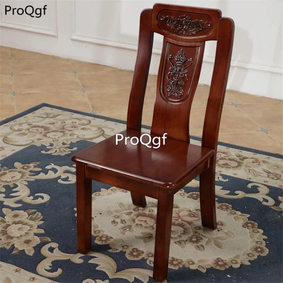 Модный обеденный стул Prodgf в европейском деревянном стиле 1 комплект|Обеденные