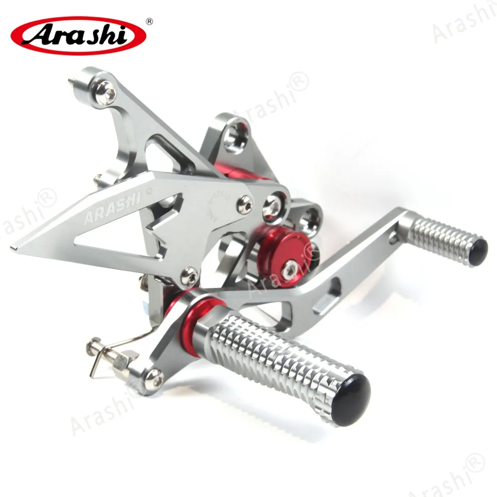 Arashi мотоциклетные подножки для SUZUKI HAYABUSA GSXR1300 2008- CNC Регулируемые подножки GSX-R GSXR 1300 GSX1300R 2012 2013