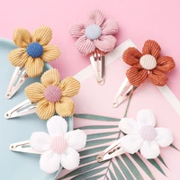 1pcs hair clip girl cute hair accessories flower headwear hairpins cartoon hairpin headdress geometric korean sweet flower cute