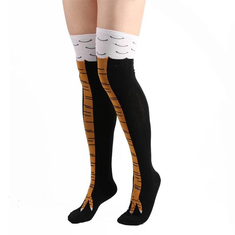 

Creative Thigh High Sock Winter Autumn Women's Socks 3D Cartoon Ainimals Cute Funny Thin Toe Feet Ladies