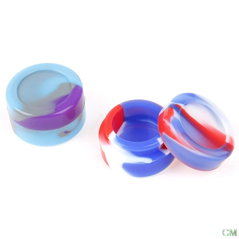 

5/10PCS 5ml Mini Silicone Container Wax Jars Dab Bottle Wax Container