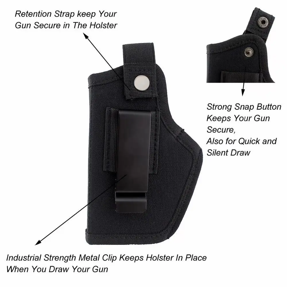 Тактический универсальный чехол для пистолета скрытый IWB OWB охоты Glock 17 Beretta M9 G2C