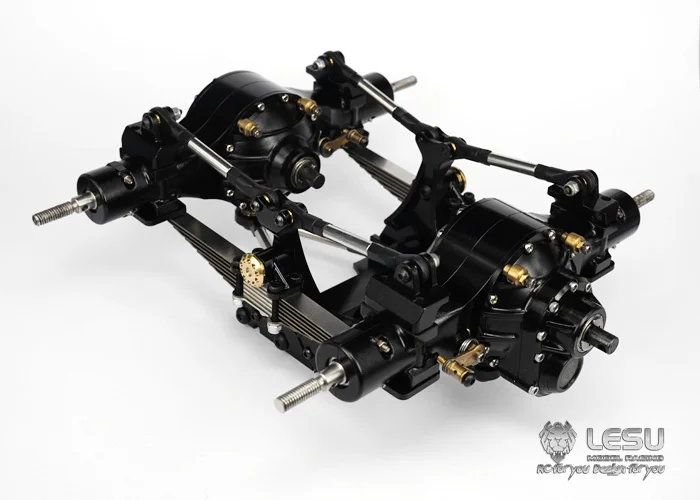 LESU X-8002-A металлическая задняя подвеска Набор для 1/14 Tmy RC грузовик оси DIY Модель TH02086