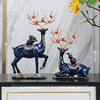 happiness all the way lucky deer rose deer wine cabinet coffee table tv cabinet desktop decorations high end wedding gifts