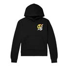 Толстовка мужская с принтом улыбающегося черепа и граффити в стиле хип-хоп