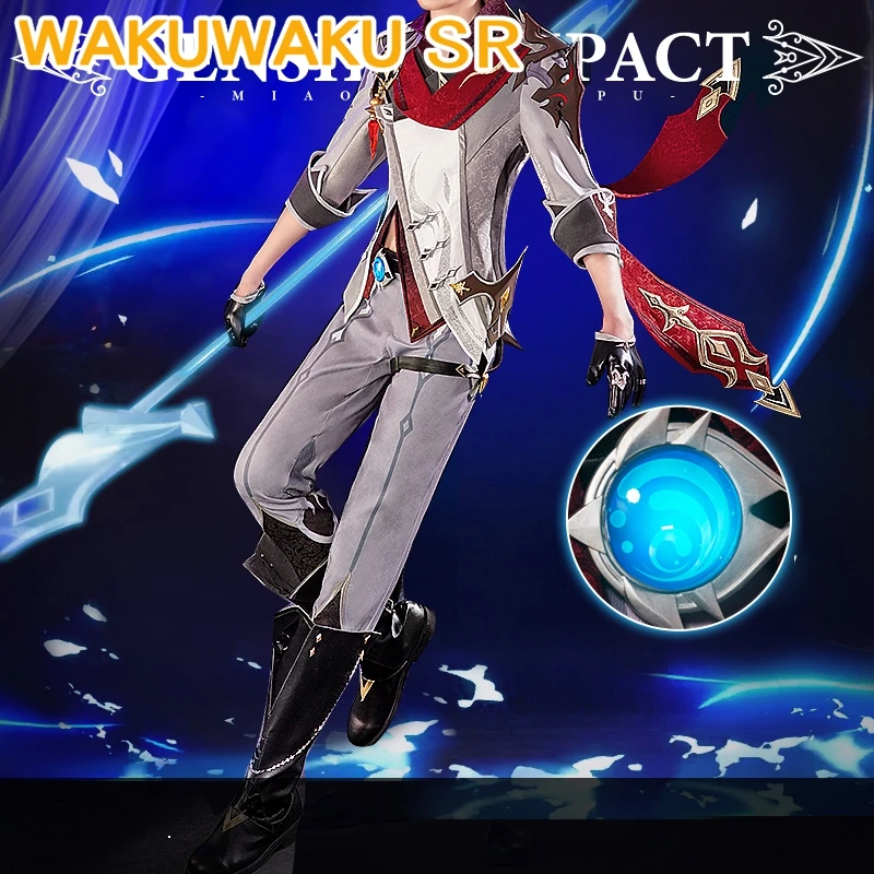 

PRE-SALE WakuWaku-SR Game Miaowu Cosplay Miaowuxiaopu Genshin Impact Tartaglia Ajax Costume GenshinTartaglia Childe Cosplay